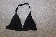 BIKINI OBERTEIL TRIANGEL GRÖSSE 36 SCHWARZ UNI AQUA LOCA