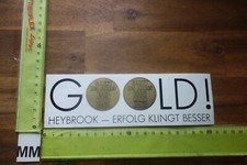 Alter Aufkleber Musik HiFi Audio TV Radio HEYBROOK HB.8 GOOLD 1987