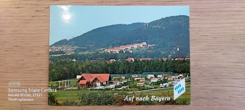 Postkarte campingplatz - postkarte,