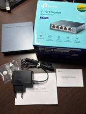 TP-Link TL-SG105 5-Ports Gigabit Netzwerk Switch 1000 MBit/s Vollduplex Metallg.