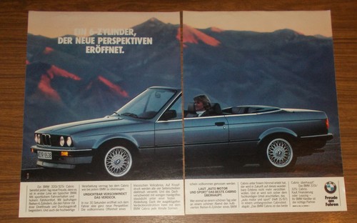 Seltene werbung bmw - seltene, 320i/325i