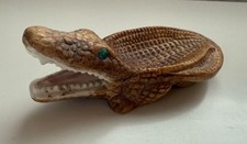 1960er Jahre! Orig. Space Age Designer Aschenbecher Figur Krokodil Made in Japan