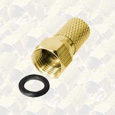 50 x Stück F-Stecker 7,5 mm