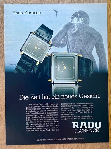 Rado florence original 1982 - rado,