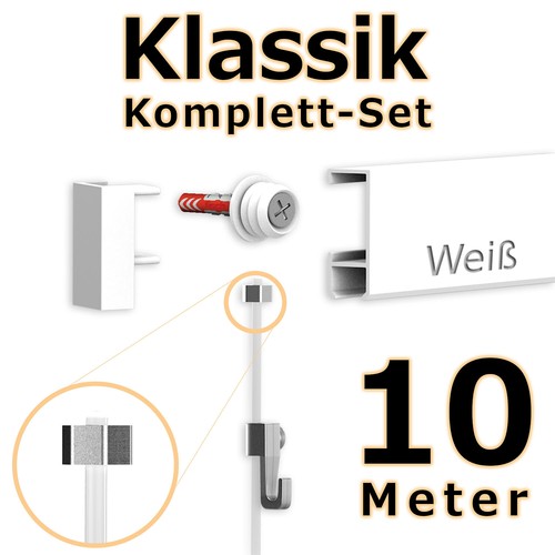 Bilderschienen set meter in - set,