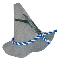 Bayrischer Hut - Trachtenhut - Bayernhut - Oktoberfest Hut mit Federn Seppelhut