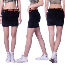 Damen Jeans Minirock Kord Rock