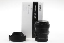 SIGMA 20mm f/2,0 DG DN für Sony E - SNr: 56148943