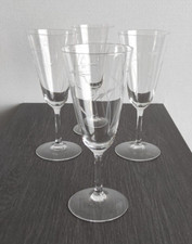 Sektglas  fein filigran dünnes Glas geschliffen Vintage (11 Stück vorhanden)