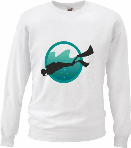 Sweatshirt silhouette tauchen - sweatshirt,