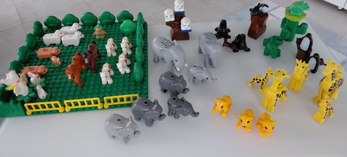 Lego duplo zoo - lego, tiere