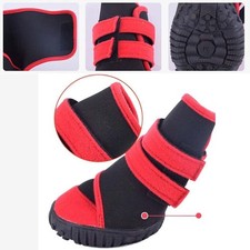 4 Stück Wasserdicht Hundeschuhe Hunde Pfoten Schuhe Hundestiefel XXS-XXL