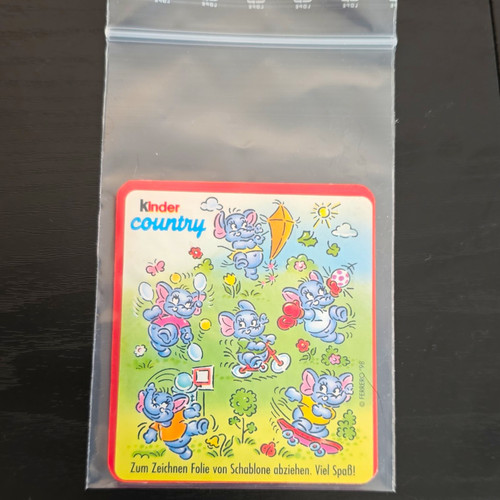 Vintage ferrero kinder country - kinder,