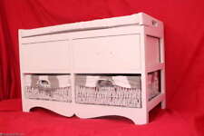 Wunderschöne Sitzbank Schubladenschrank Flurbank 4 Schubladen davon 2 Körbe Sitz