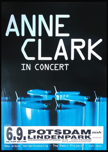 Anne clark konzert - anne,