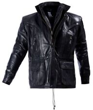 Herren Winter Lederjacke