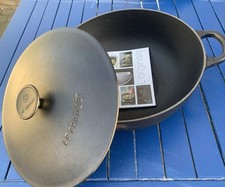 Le Creuset Topf Bräter Casserole Gusseisen 26 cm Gewicht 4,5 kg inkl Deckel
