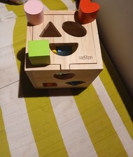 Kinder Steckwürfel aus Holz -