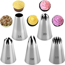 5 Stück Spritztüllen Groß