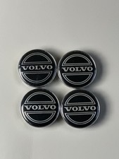 4x 60mm Für Volvo Felge Alufelge Embleme Nabendeckel Felgendeckel Auto Schwarz