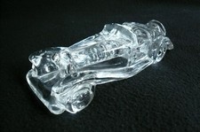 dekorat. Modell-AUTO aus KRISTALLGLAS * L~16 cm * MORGAN ROADSTER ? ~1990?/ukX74