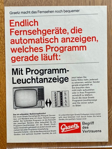 Graetz fernseher pfalzgraf - fernseher,