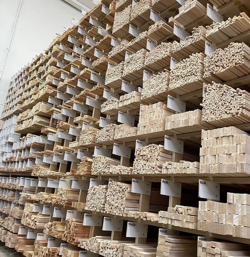 Stück balsa vierkantleiste - 2,