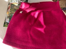 Wollrock 100%Walkrock XS S 36 38 Minirock Neu Schurwolle Wolle Rock rotpink Neu