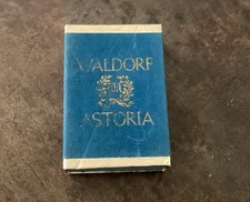 Vintage Spielkarten komplett 54 Karten Etui Waldorf-Astoria New York  50er 60er