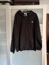 Adidas Originals Sweatjacke Damen Schwarz XL 48 50 Plus Size NEU Hoodie