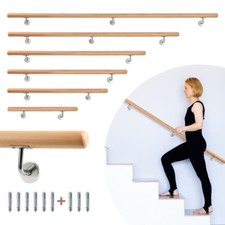 Buche Handlauf Stabgeländer Keller Montagematerial Geländer 50-200cm