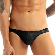 Herren Transparent Mesh G-String Mini String Slips Tanga Thong Unterhose Dessous