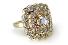 Ring Brillanten insg ca  2