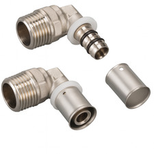 16 mm x 3/4" Press Außenbogen