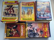 100 Westernromanhefte von verschiedene Autoren alle gelesen