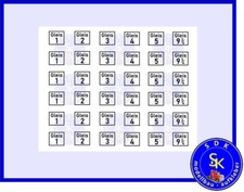 Schild tafel gleis nummer - schild, 9