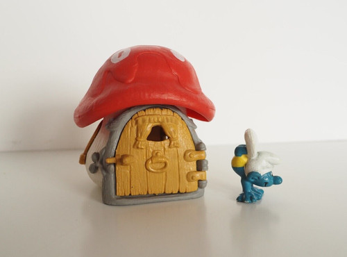 80er schlumpfhaus rot - 80er, klein