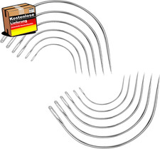 Gebogene Ledernadeln Set für