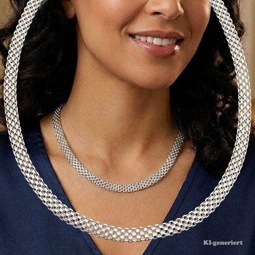 Damen kette collier echt - kette,
