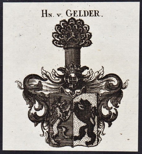 Gelder coat arms - gelder,