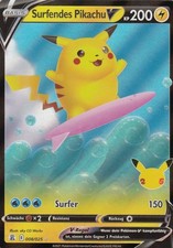 Surfendes Pikachu V 008/025