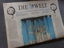 GEORG BASELITZ Künstlerausgabe Zeitung DIE WELT [1.OKT. 2010]
