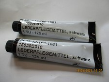 Bundeswehr Nato schwarze Schuhcreme Leder Schuhe 2 X