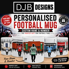Personalisierte fußball tasse - fußball,