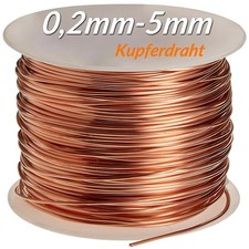 Kupferdraht blank rund - 99,9%,