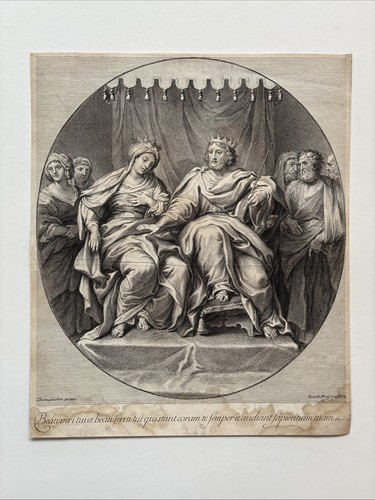 Antique engraving king - antique, solomon