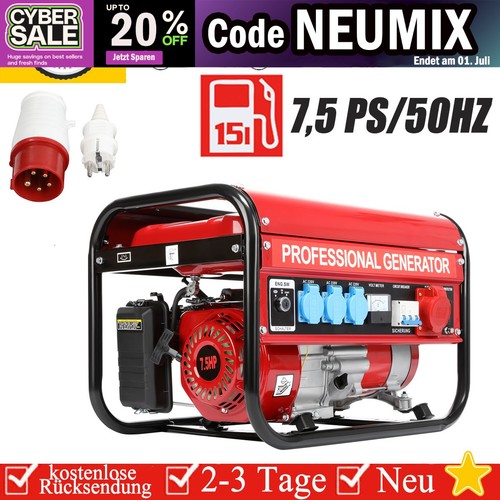 6500w 5ps notstromaggregat - 6500w, 7,5ps