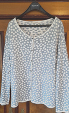 Hübsche Maas Strickweste Pullover Gr. 38 40 - 100 Prozent Baumwolle - organic