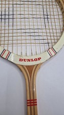 VINTAGE DUNLOP MAXPLY FORT HOLZ SQUASHSCHLÄGER INTERNATIONAL Originalgriff