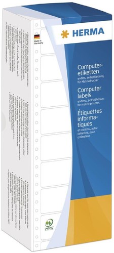 Computeretiketten weiß